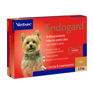 Vermífugo Endogard Cães até 2,5kg Virbac