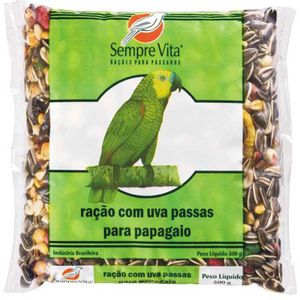 Ração para Papagaio Sempre Vita com Uva Passas